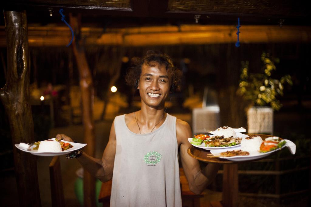 Ana Warung & Bungalows Gili Meno Exteriör bild
